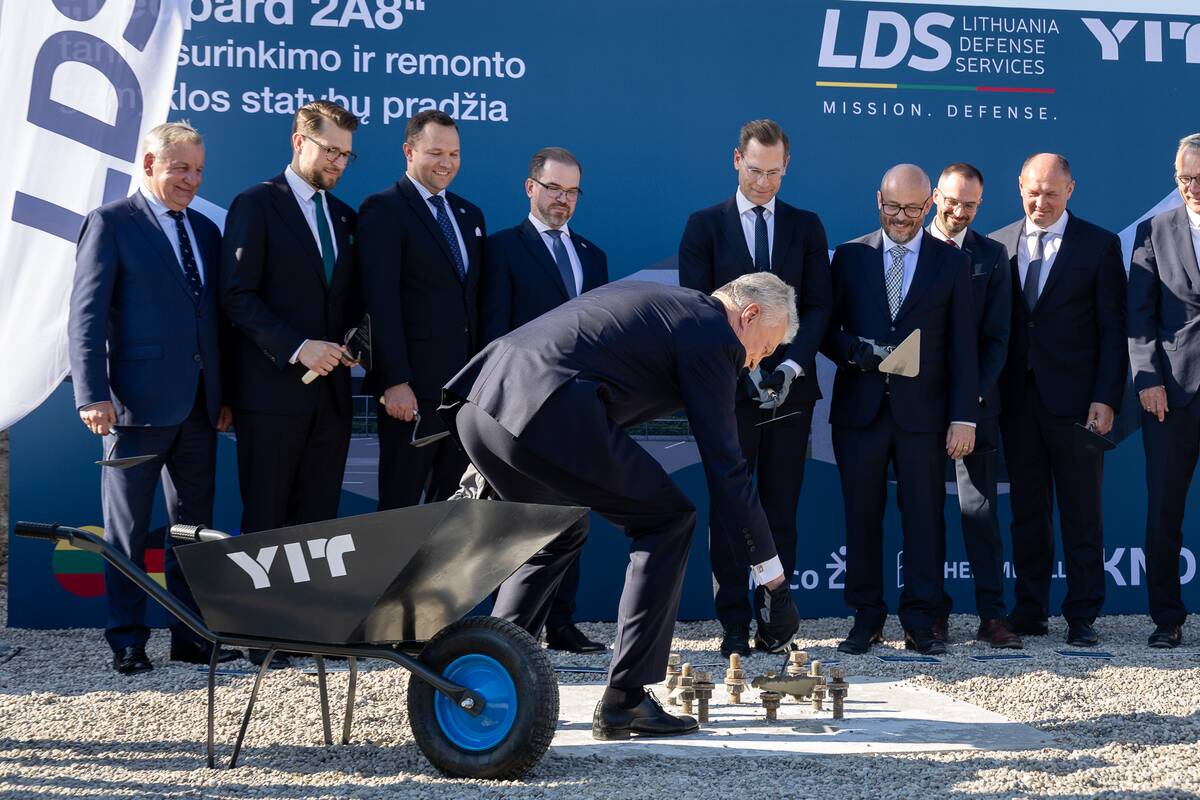 Kauno LEZ prasideda „Leopard“ tankų gamyklos statybos 