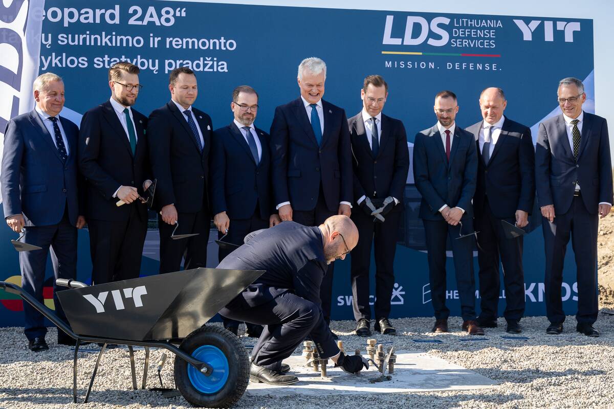 Kauno LEZ prasideda „Leopard“ tankų gamyklos statybos 