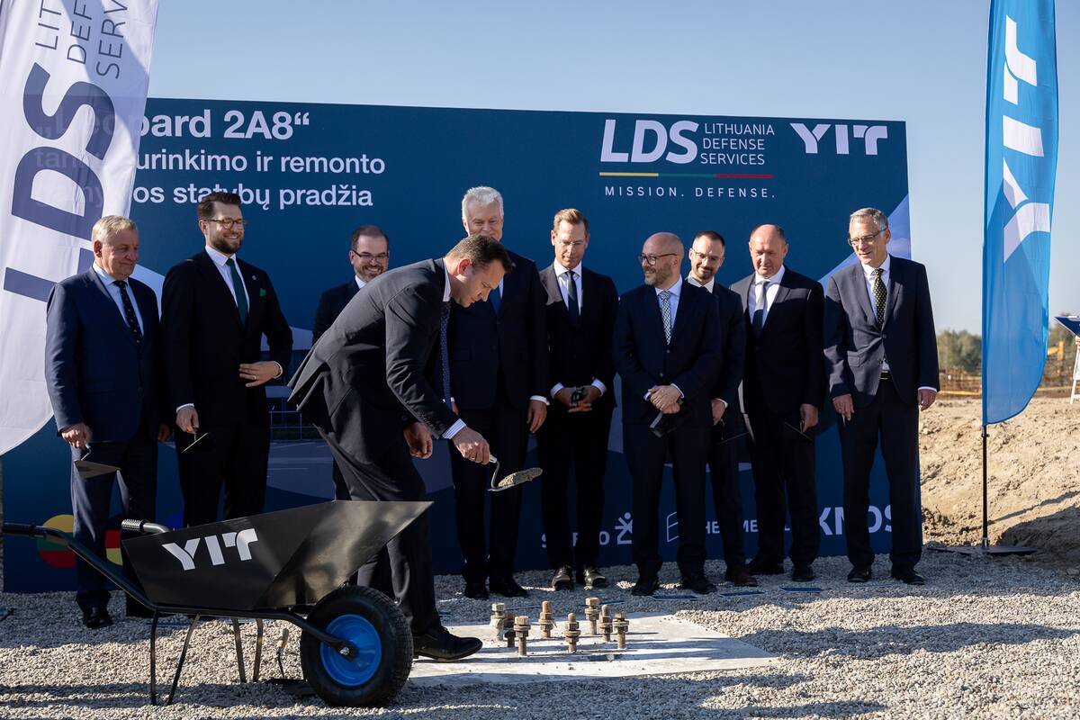 Kauno LEZ prasideda „Leopard“ tankų gamyklos statybos 