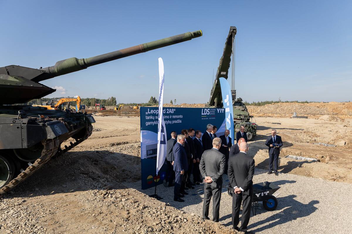 Kauno LEZ prasideda „Leopard“ tankų gamyklos statybos 