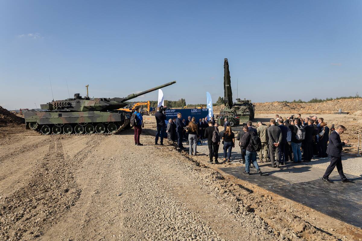 Kauno LEZ prasideda „Leopard“ tankų gamyklos statybos 