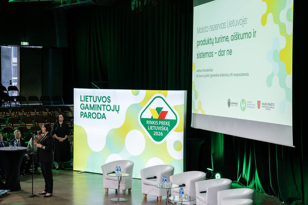Forumas-diskusija „Maisto rezervas: kur baigiasi valstybės ir prasideda verslo atsakomybė?“