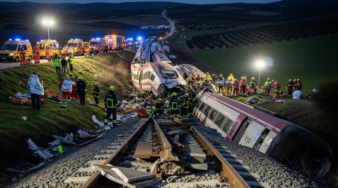 
<span>Traukinių avarija Ispanijoje: žuvusiųjų skaičius išaugo iki 64</span>
