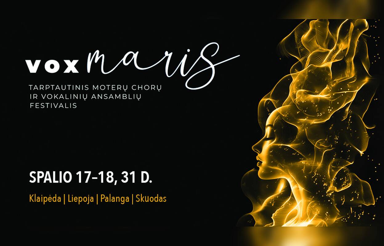 
<span>Chorinės muzikos gerbėjus kviečia festivalis „Vox Maris“</span>

