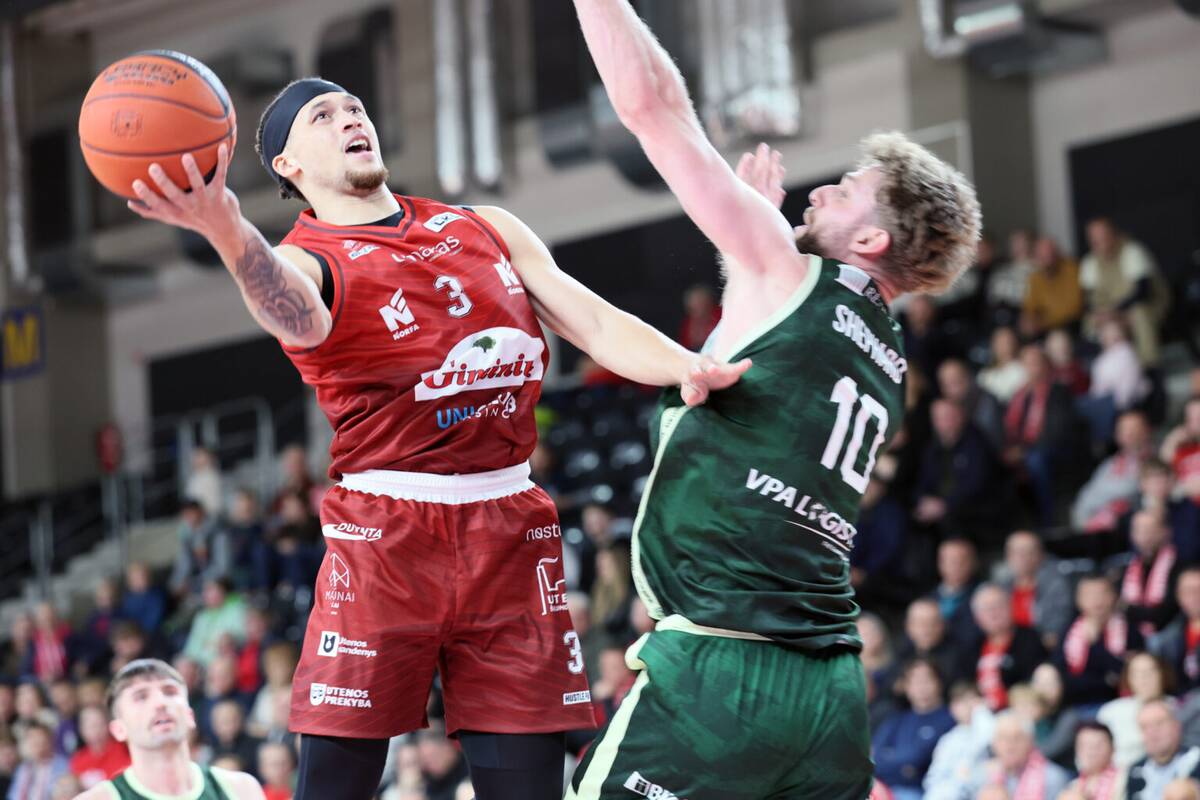 
<span>Lemiamu metu šaltakraujiškiau sužaidę uteniškiai nutraukė „Gargždų“ pergalių seriją</span>
