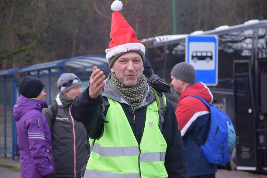 Klaipėdiečiai žygiavo iš Kalėdų į Naujuosius metus