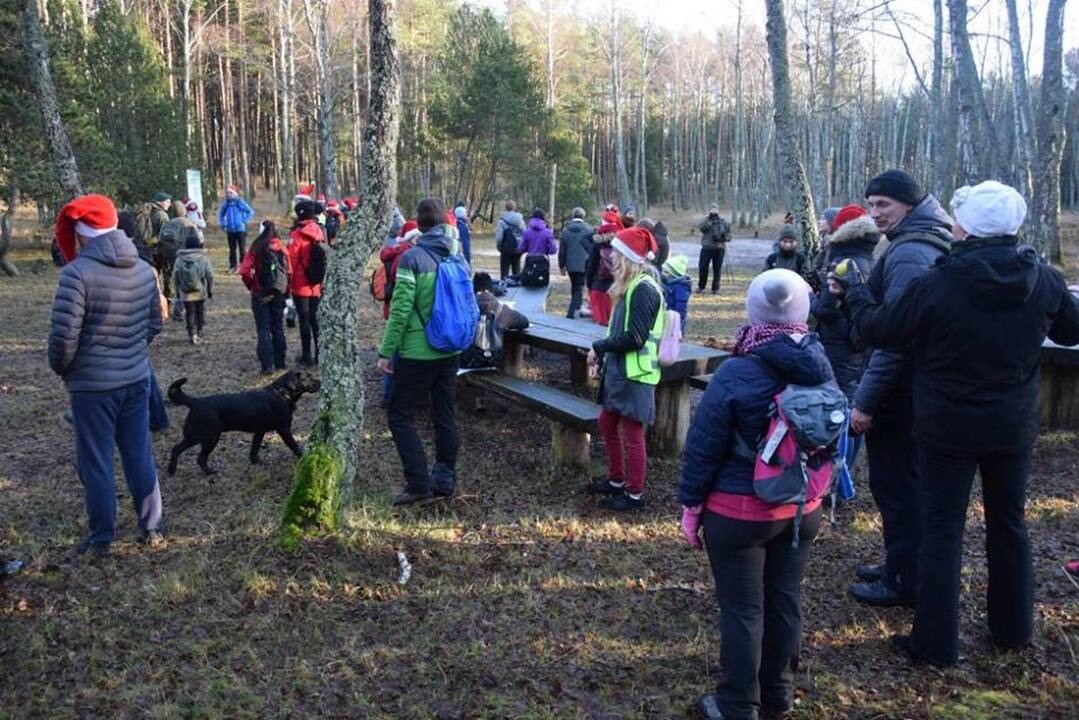Klaipėdiečiai žygiavo iš Kalėdų į Naujuosius metus
