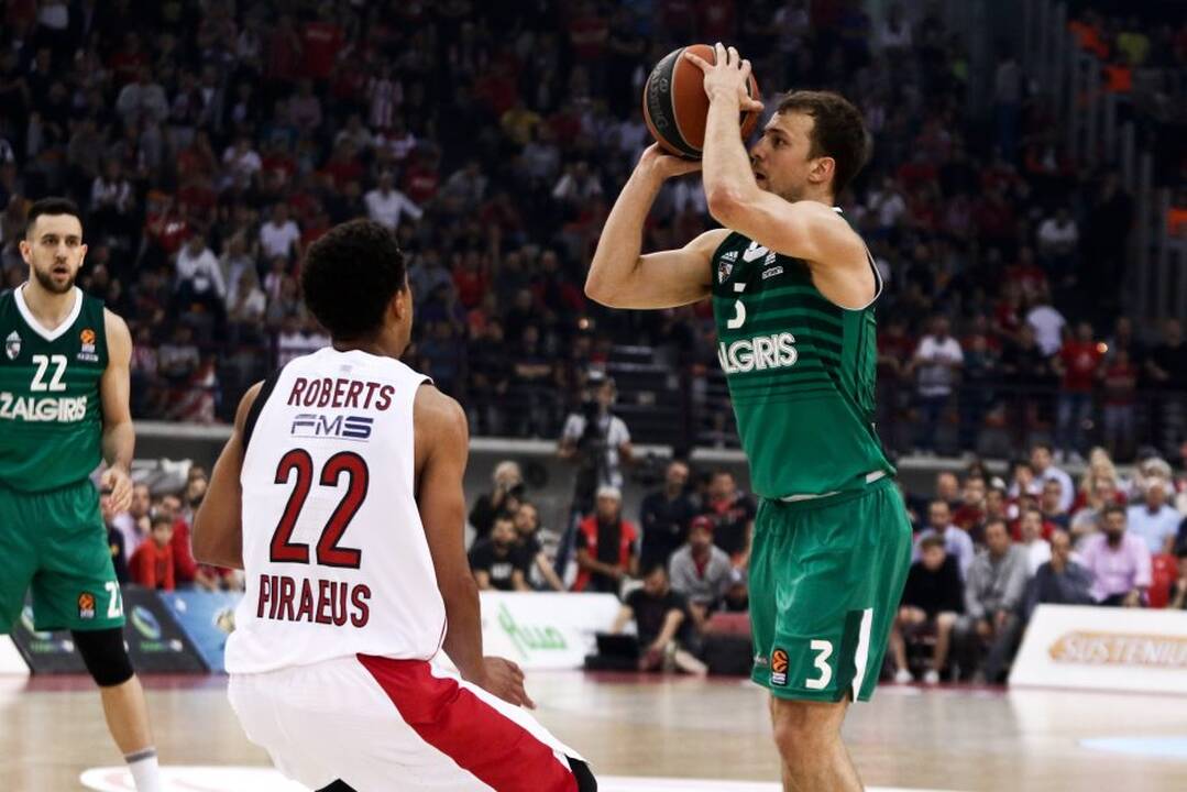 Eurolyga: „Olympiacos“ - „Žalgiris“ 79:68
