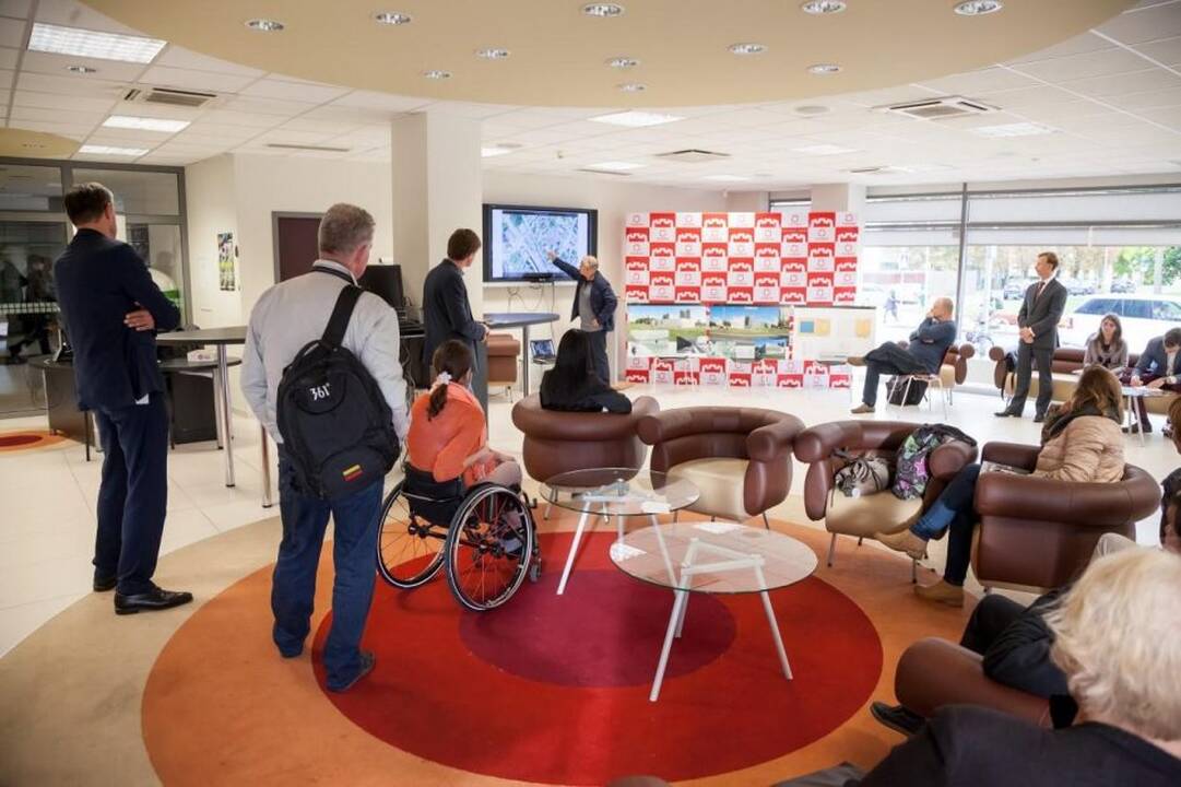 Aptartas būsimo Fabijoniškių baseino projektas