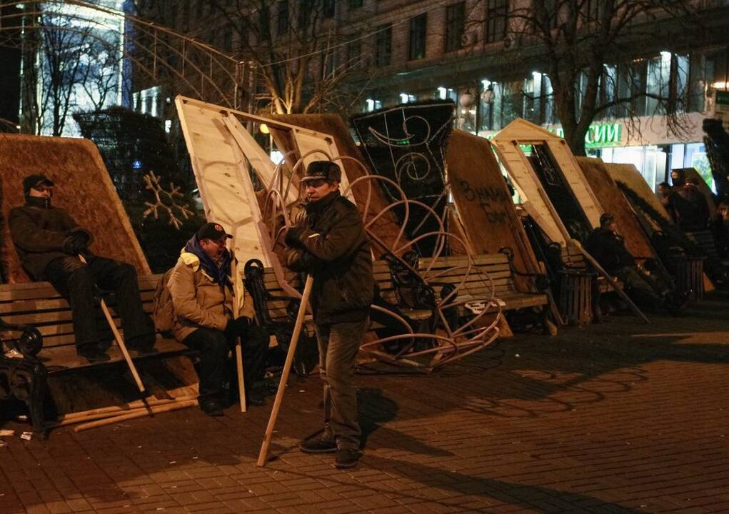 Kijeve per protestus sužeista dešimtys žurnalistų