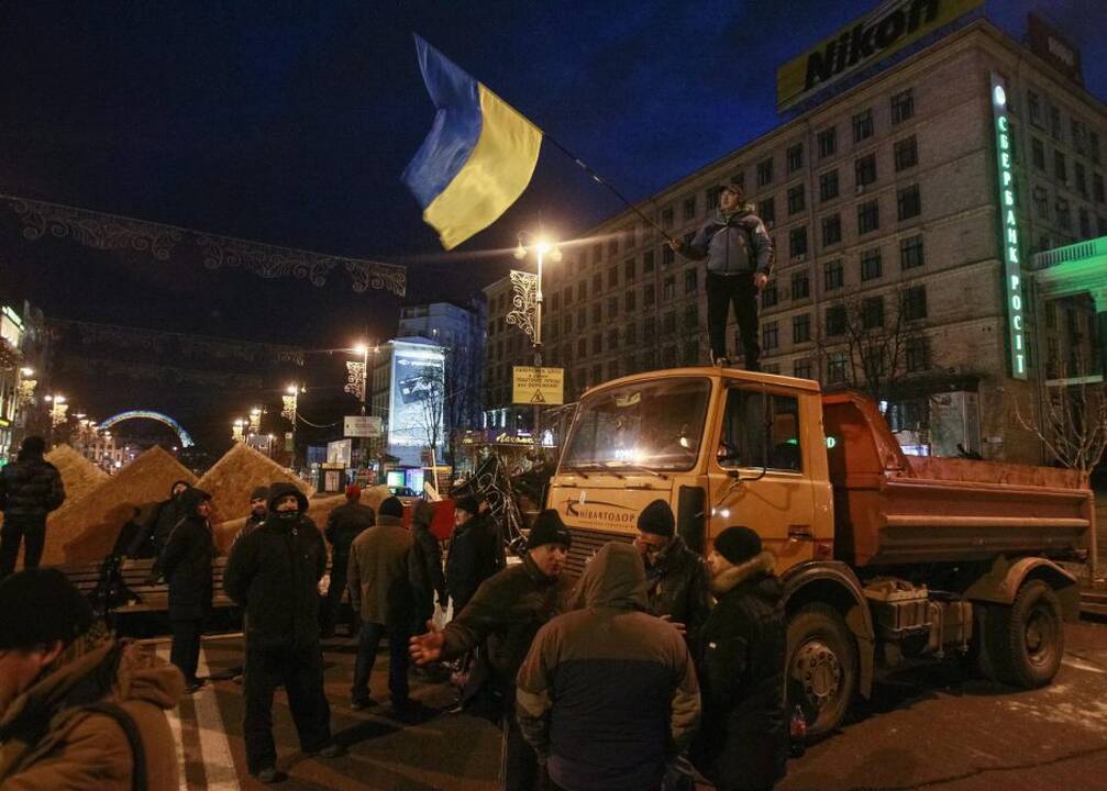 Kijeve per protestus sužeista dešimtys žurnalistų
