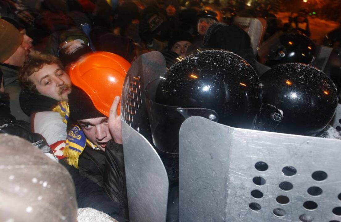 Kijeve – susirėmimai tarp milicijos ir protestuotojų