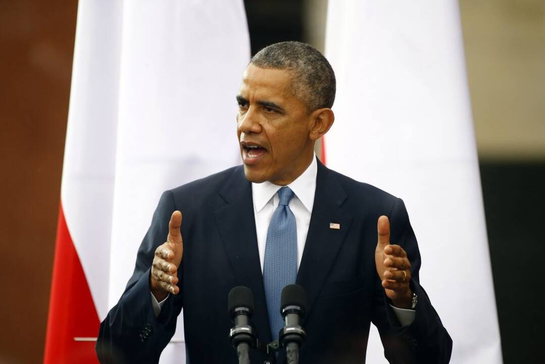 Petro Porošenka ir Barackas Obama susitiko Varšuvoje