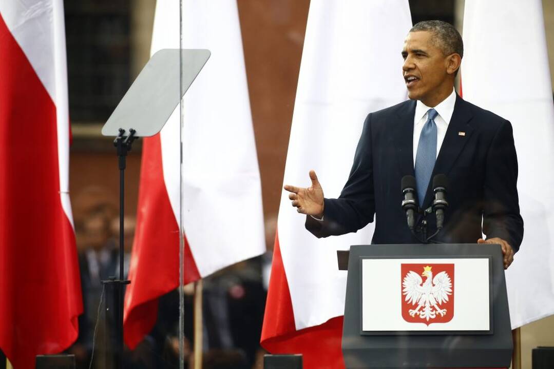 Petro Porošenka ir Barackas Obama susitiko Varšuvoje