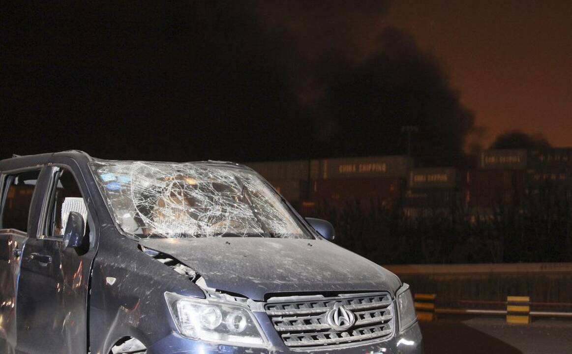 Didžiulis sprogimas Kinijoje