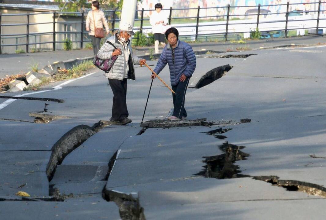 Žemės drebėjimas Japonijoje