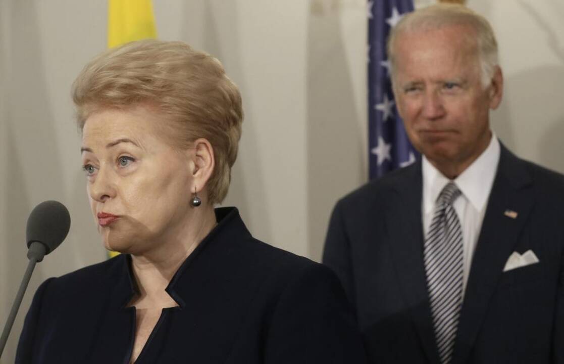 Baltijos šalių prezidentai susitiko su J. Bidenu