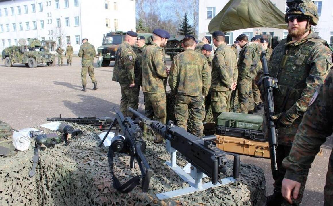 Vokietijos karių treniruotės Lietuvoje