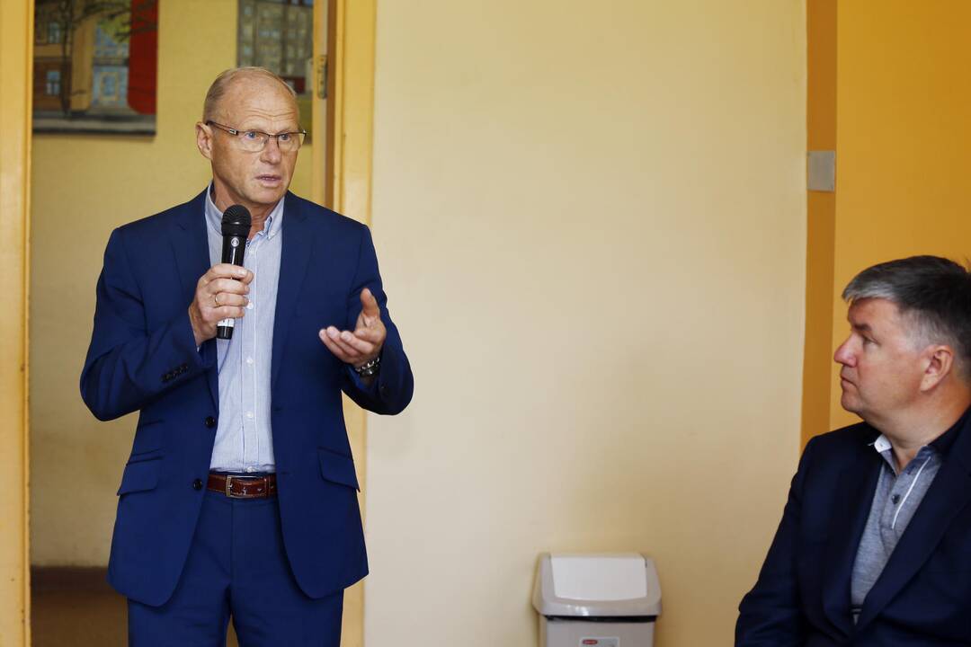 Geležinkelio atstovų susitikimas su Vites bendruomenę
