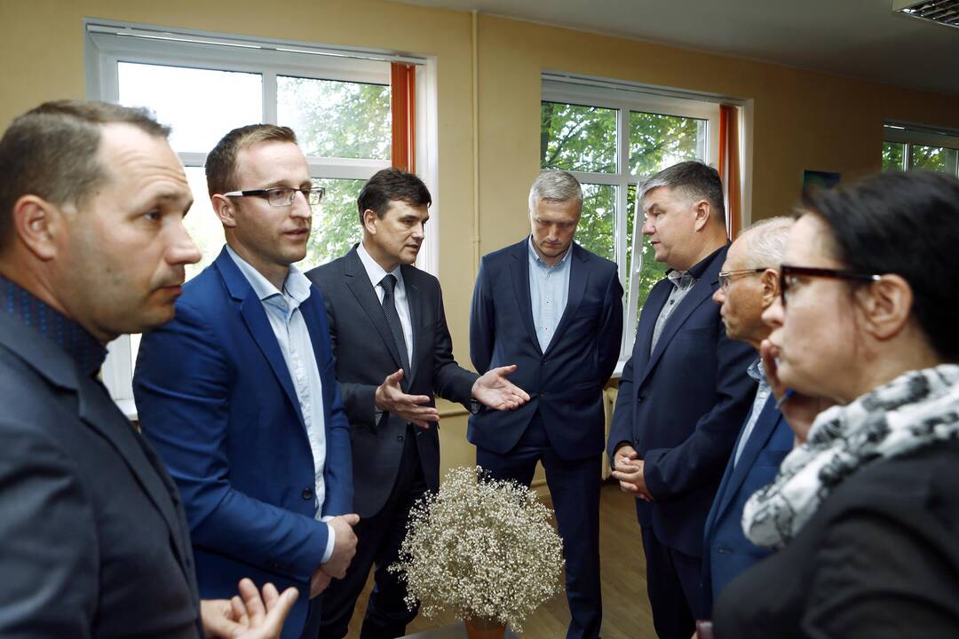 Geležinkelio atstovų susitikimas su Vites bendruomenę