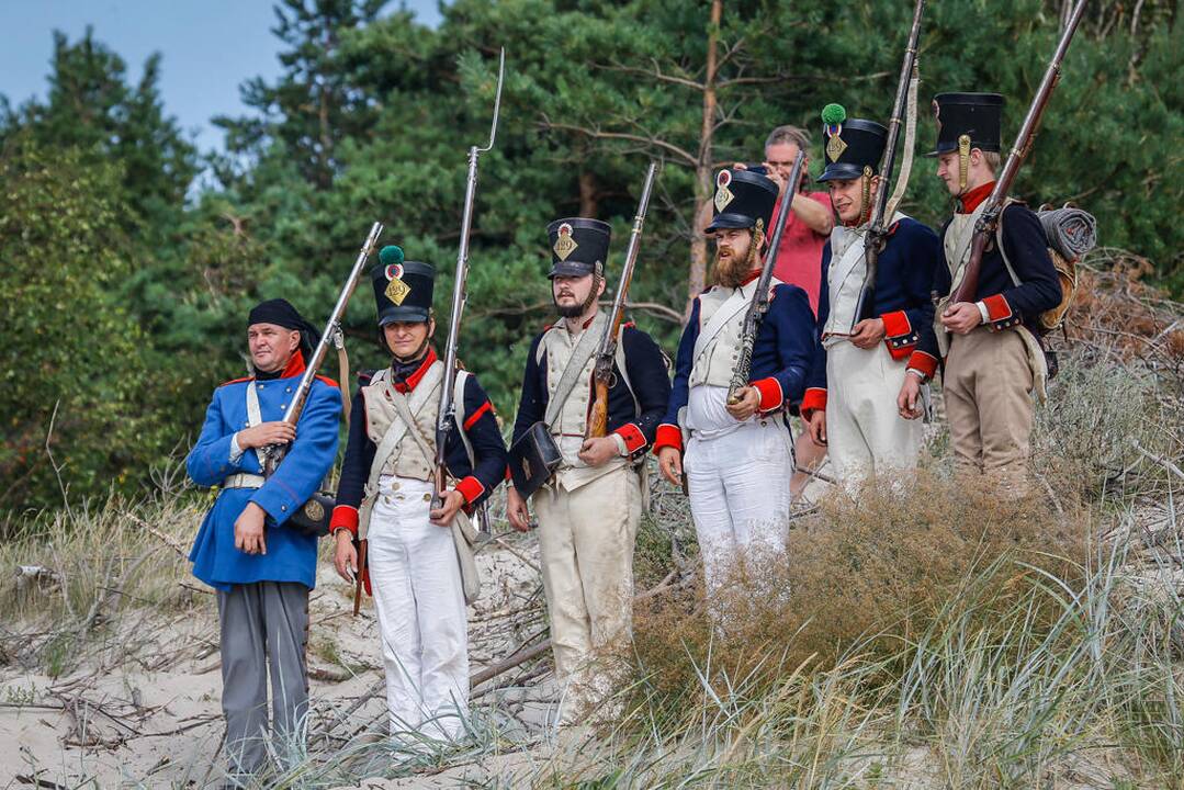 Napoleonmečio rekonstruktoriai