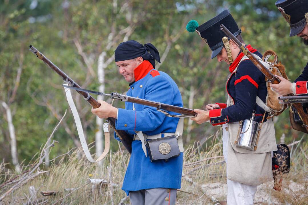 Napoleonmečio rekonstruktoriai