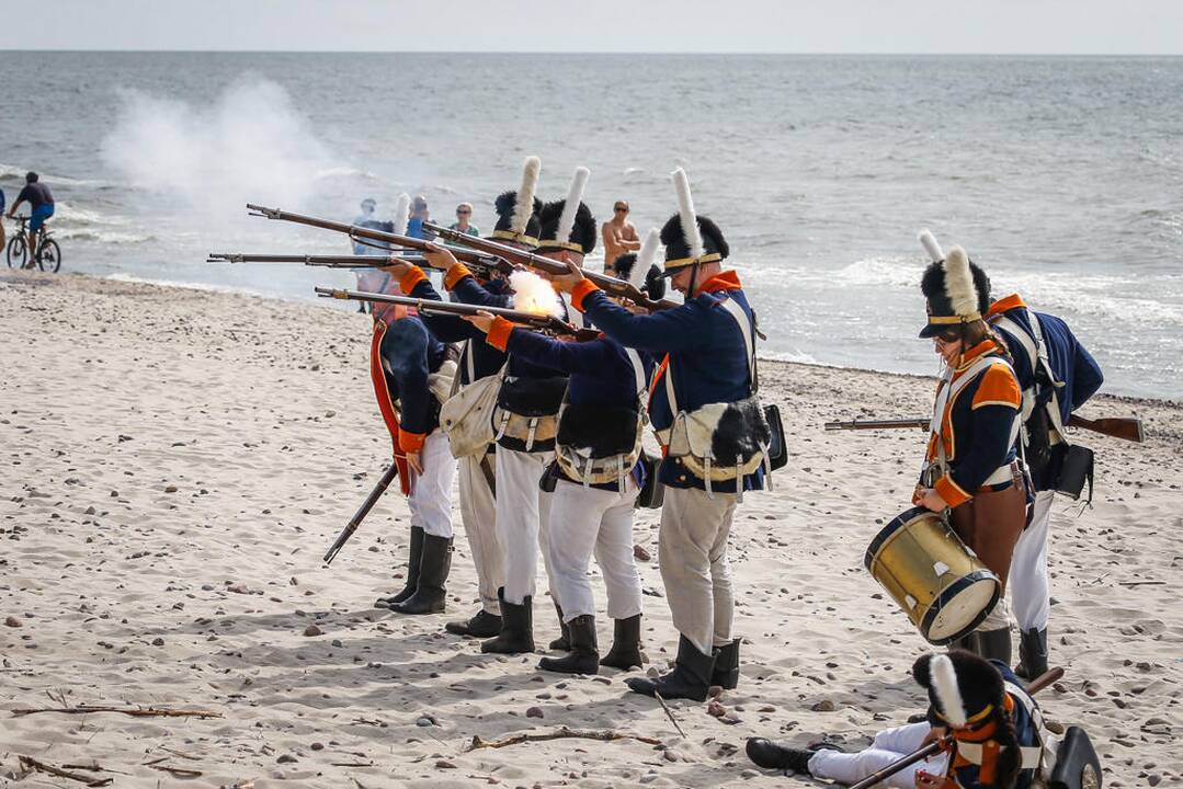 Napoleonmečio rekonstruktoriai