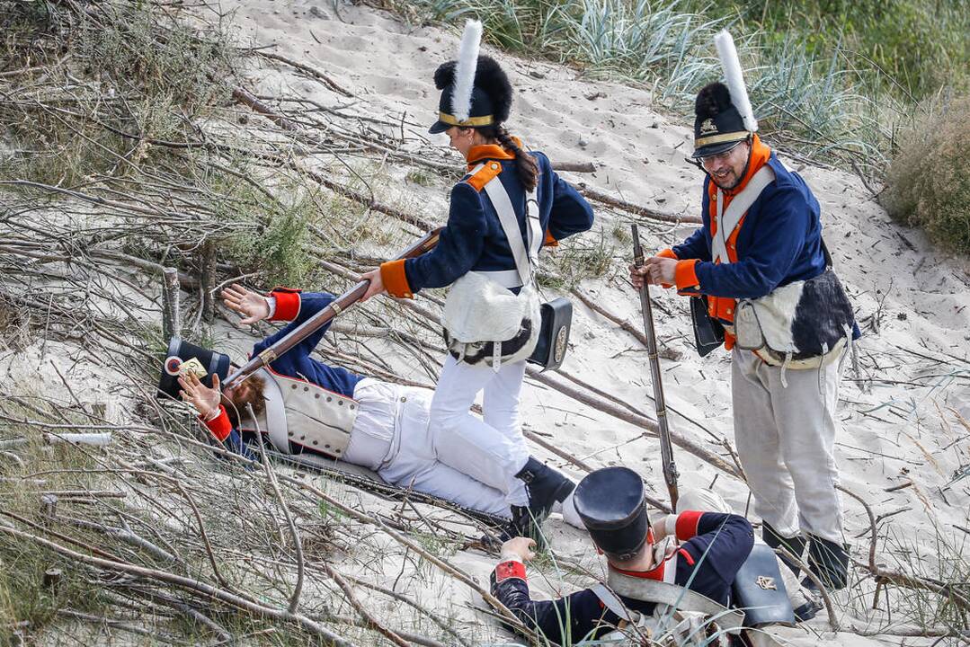 Napoleonmečio rekonstruktoriai