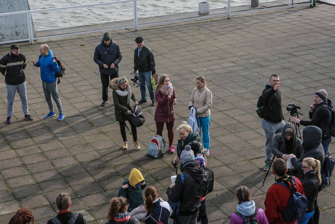 Labdaringas sveikatingumo žygis Klaipėda - Smiltynė