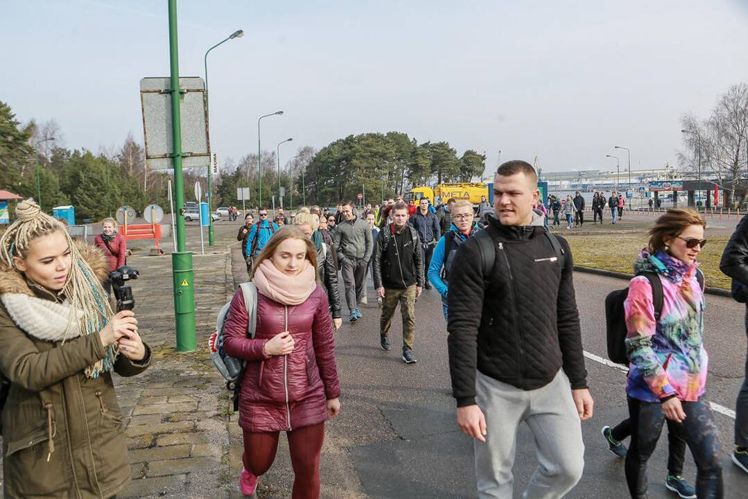 Labdaringas sveikatingumo žygis Klaipėda - Smiltynė