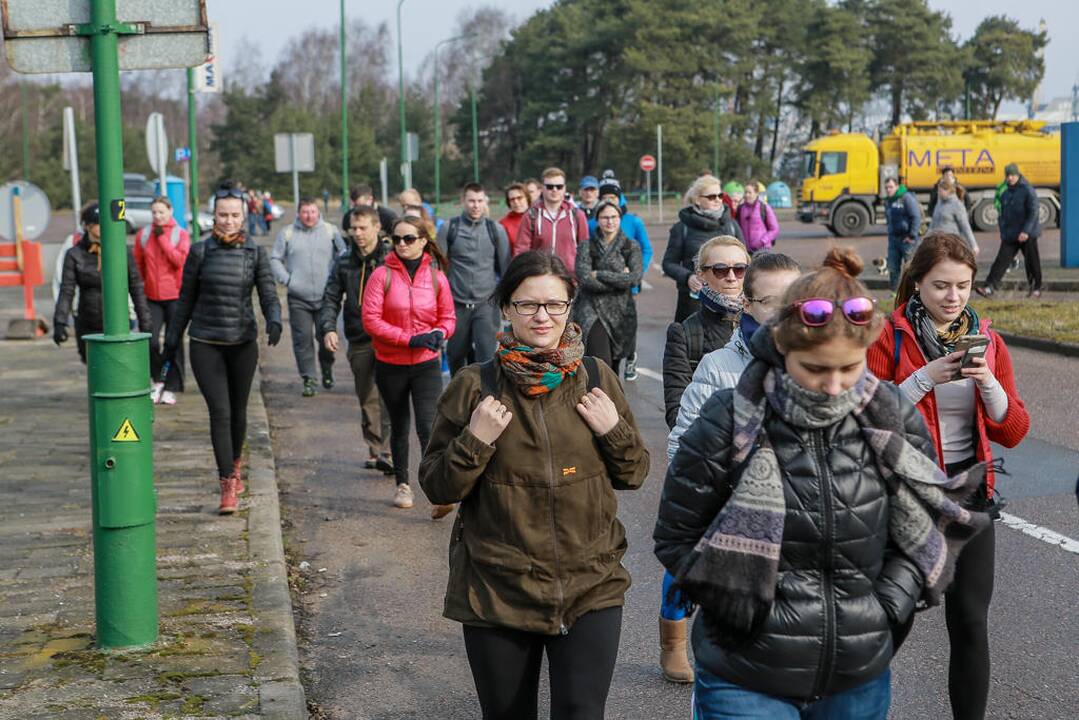 Labdaringas sveikatingumo žygis Klaipėda - Smiltynė