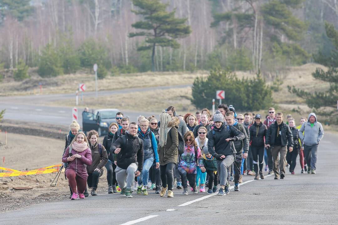 Labdaringas sveikatingumo žygis Klaipėda - Smiltynė