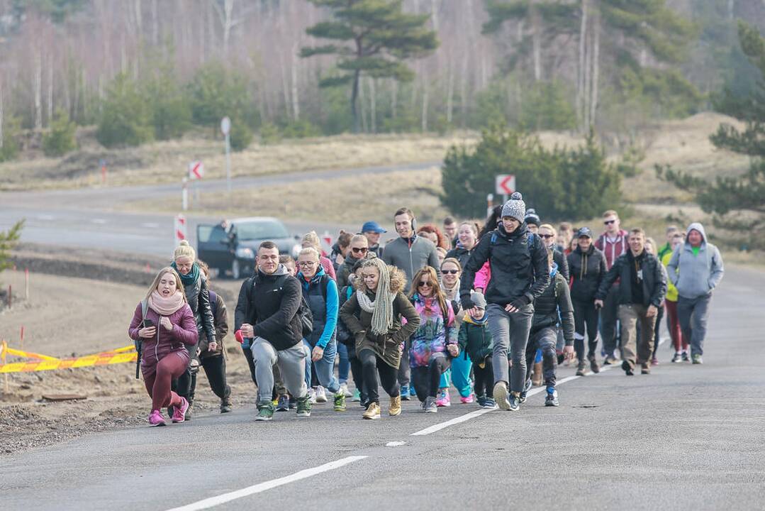 Labdaringas sveikatingumo žygis Klaipėda - Smiltynė