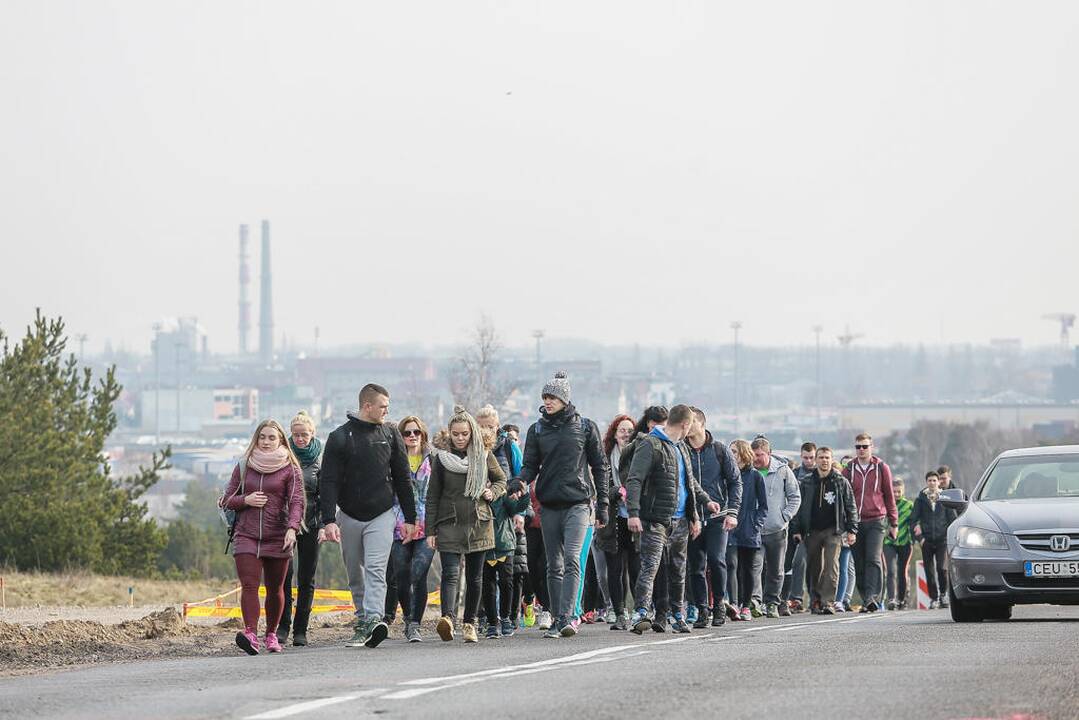 Labdaringas sveikatingumo žygis Klaipėda - Smiltynė