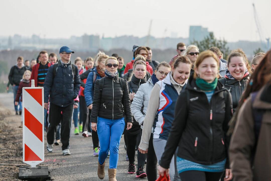 Labdaringas sveikatingumo žygis Klaipėda - Smiltynė