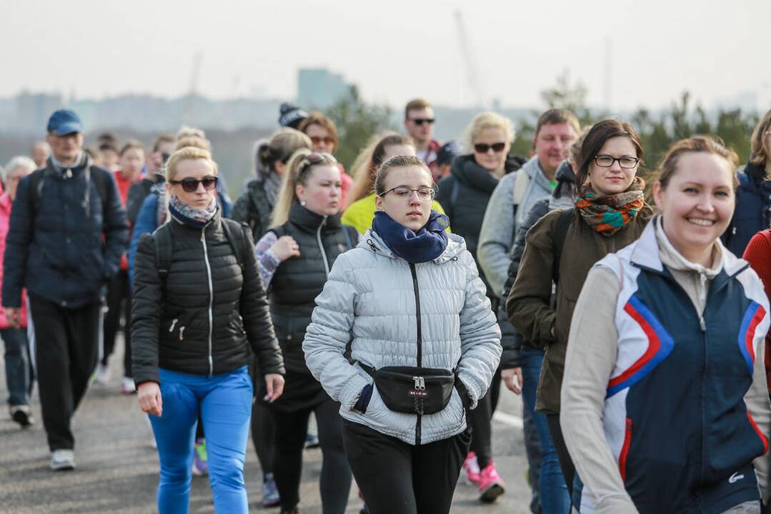 Labdaringas sveikatingumo žygis Klaipėda - Smiltynė