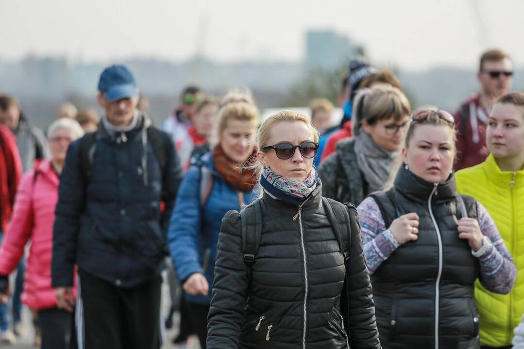 Labdaringas sveikatingumo žygis Klaipėda - Smiltynė