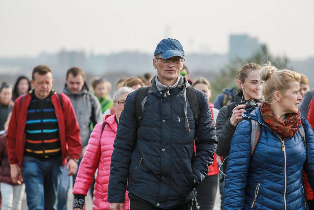 Labdaringas sveikatingumo žygis Klaipėda - Smiltynė
