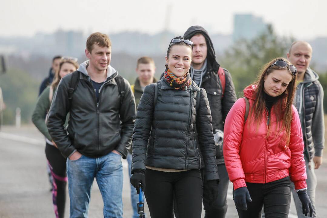 Labdaringas sveikatingumo žygis Klaipėda - Smiltynė