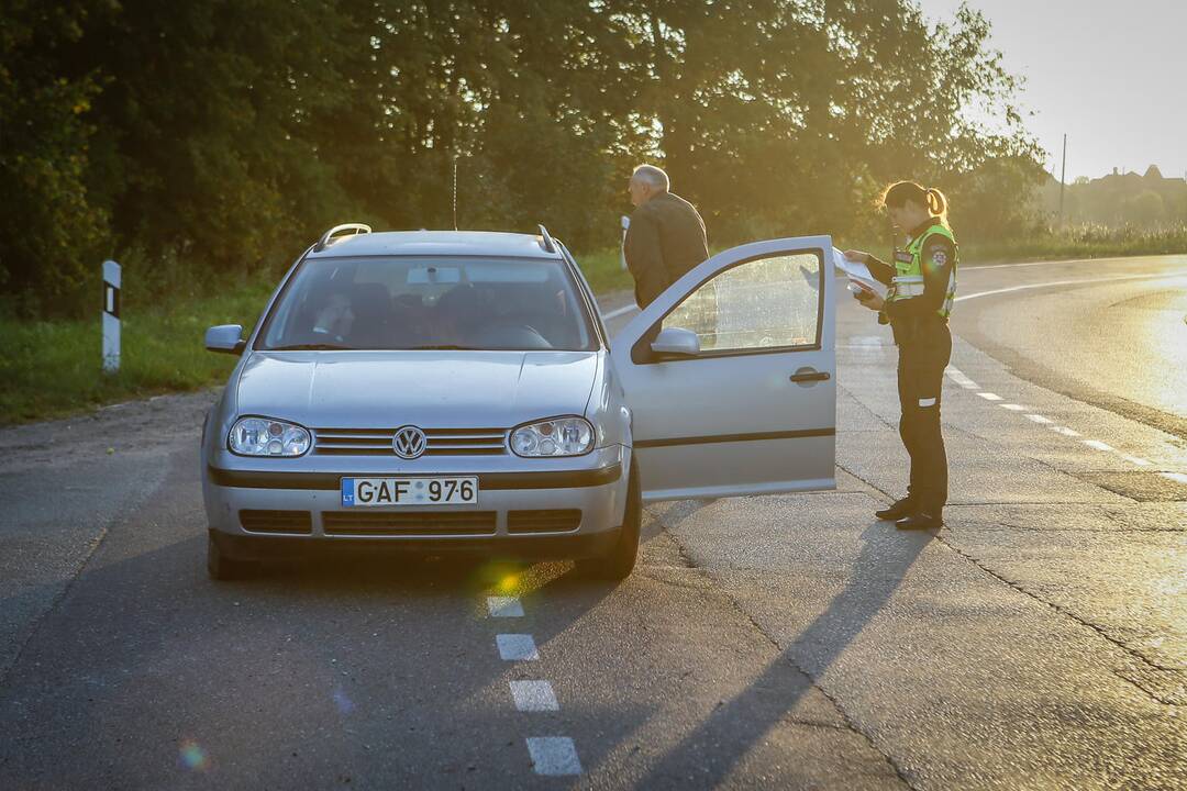 Policijos reidas Klaipėdos rajone 2019.08.24