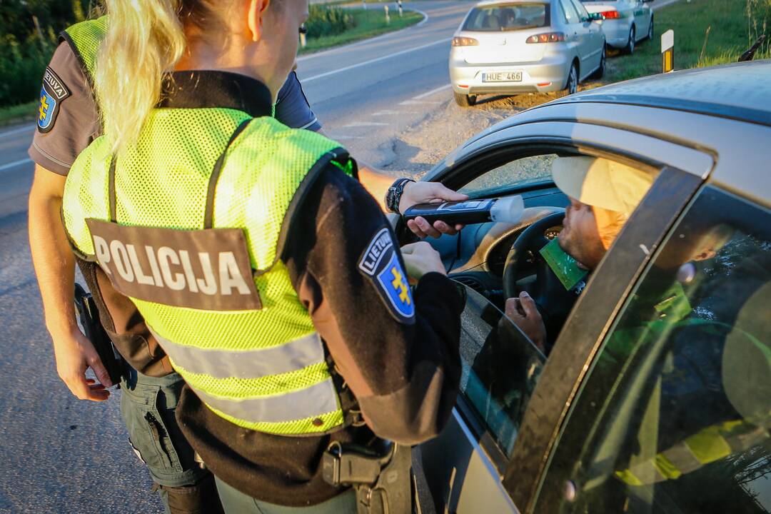 Policijos reidas Klaipėdos rajone 2019.08.24