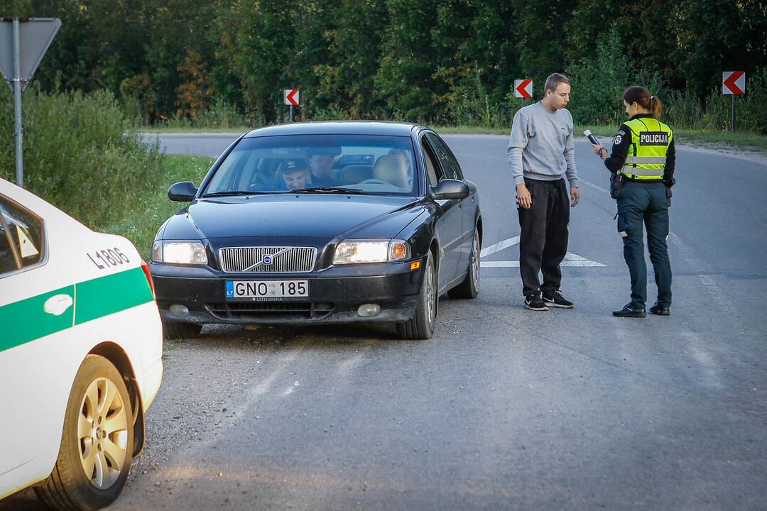 Policijos reidas Klaipėdos rajone 2019.08.24