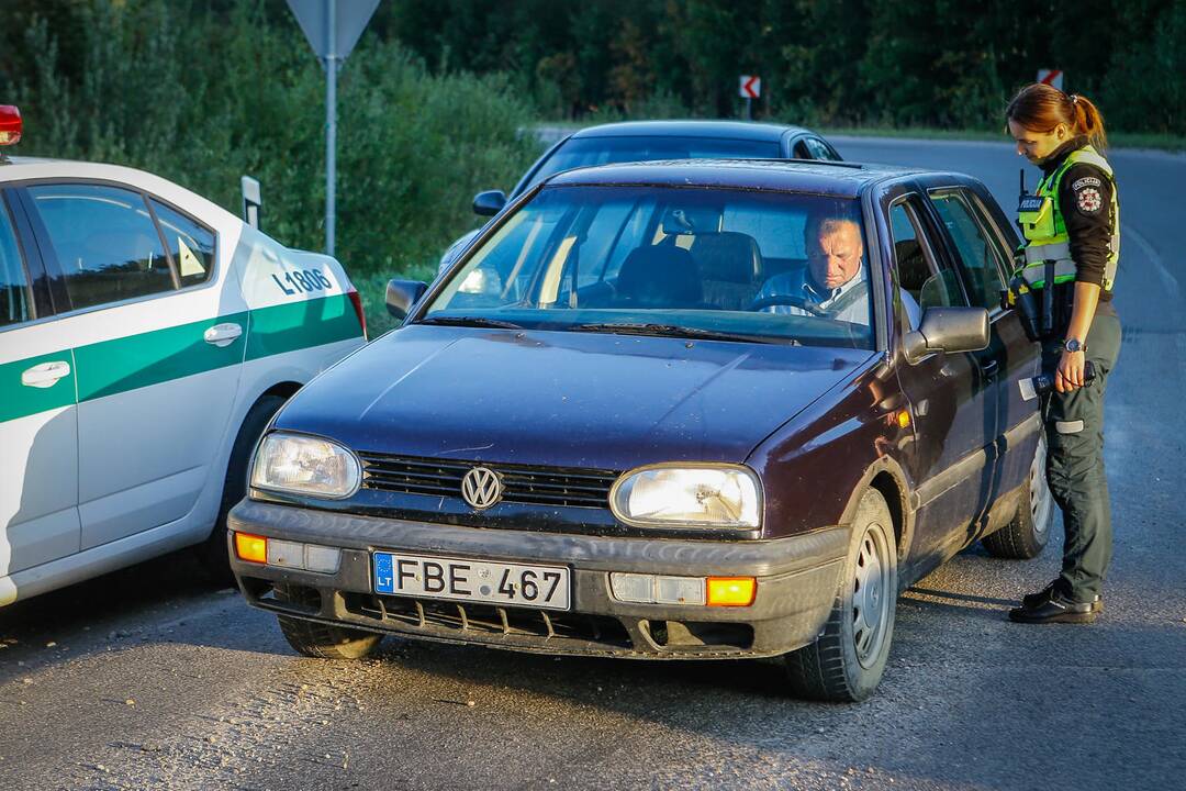 Policijos reidas Klaipėdos rajone 2019.08.24