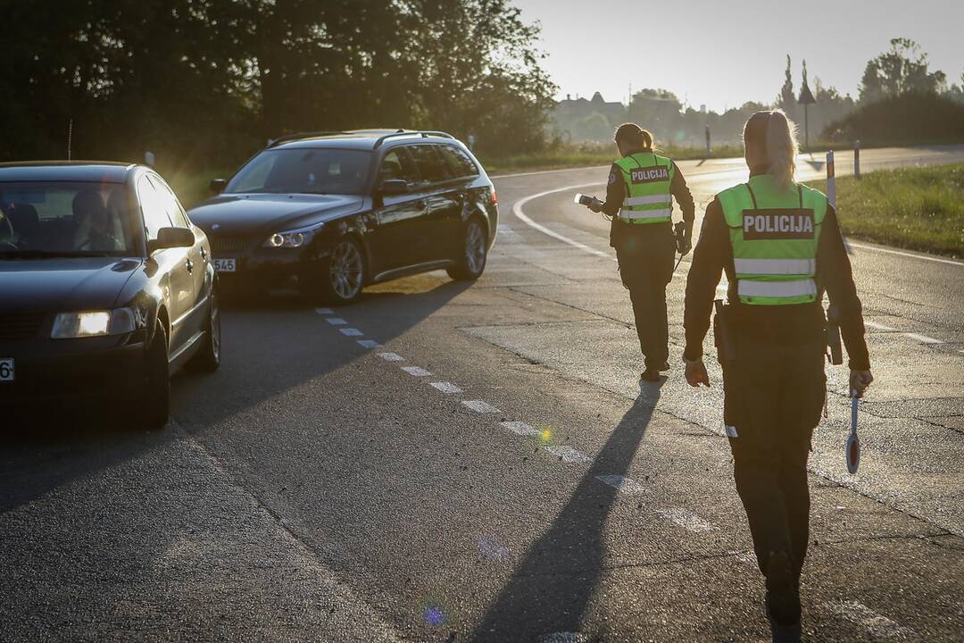 Policijos reidas Klaipėdos rajone 2019.08.24