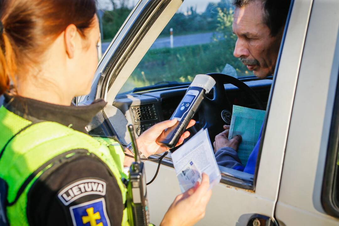 Policijos reidas Klaipėdos rajone 2019.08.24