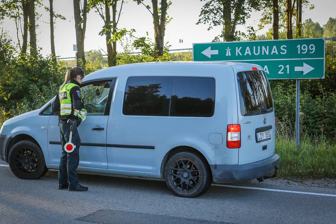 Policijos reidas Klaipėdos rajone 2019.08.24