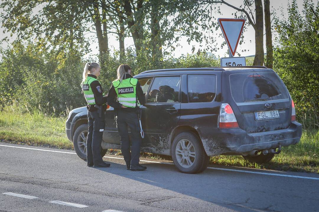 Policijos reidas Klaipėdos rajone 2019.08.24