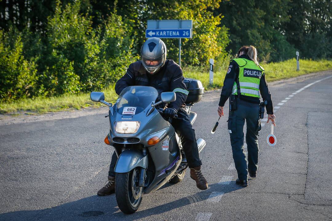 Policijos reidas Klaipėdos rajone 2019.08.24