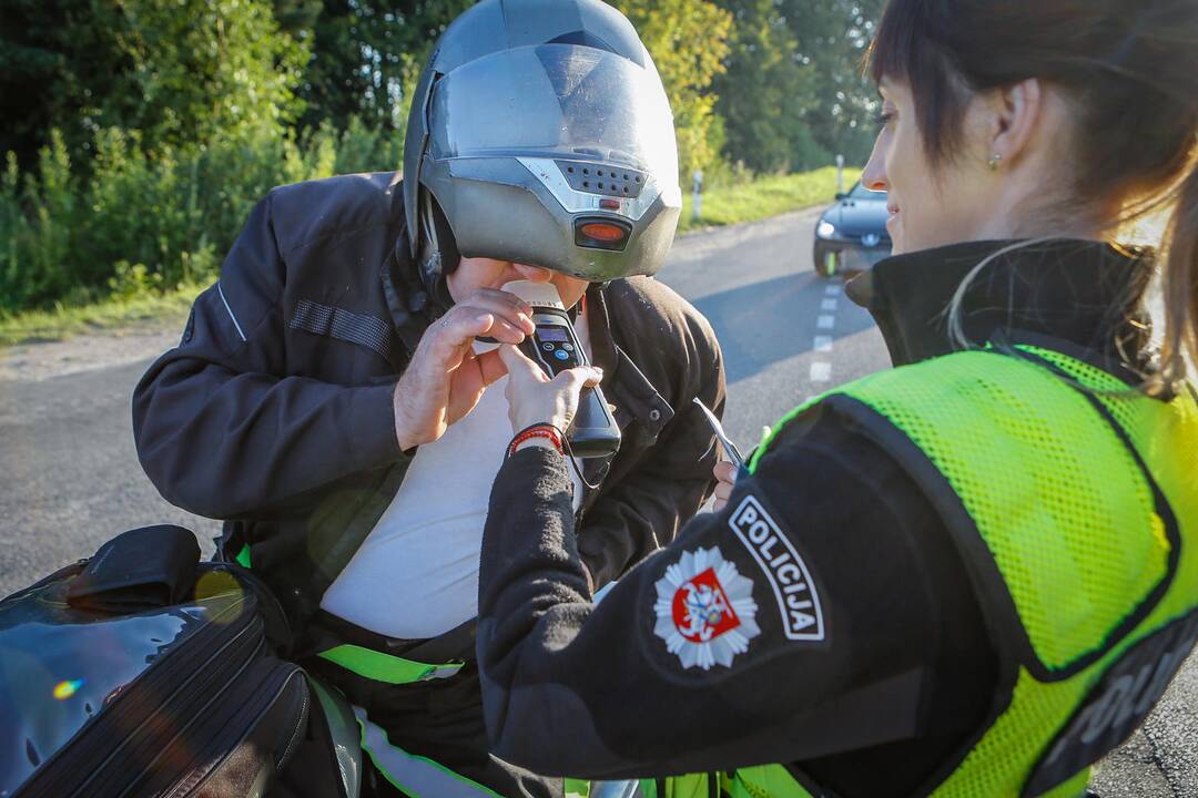 Policijos reidas Klaipėdos rajone 2019.08.24