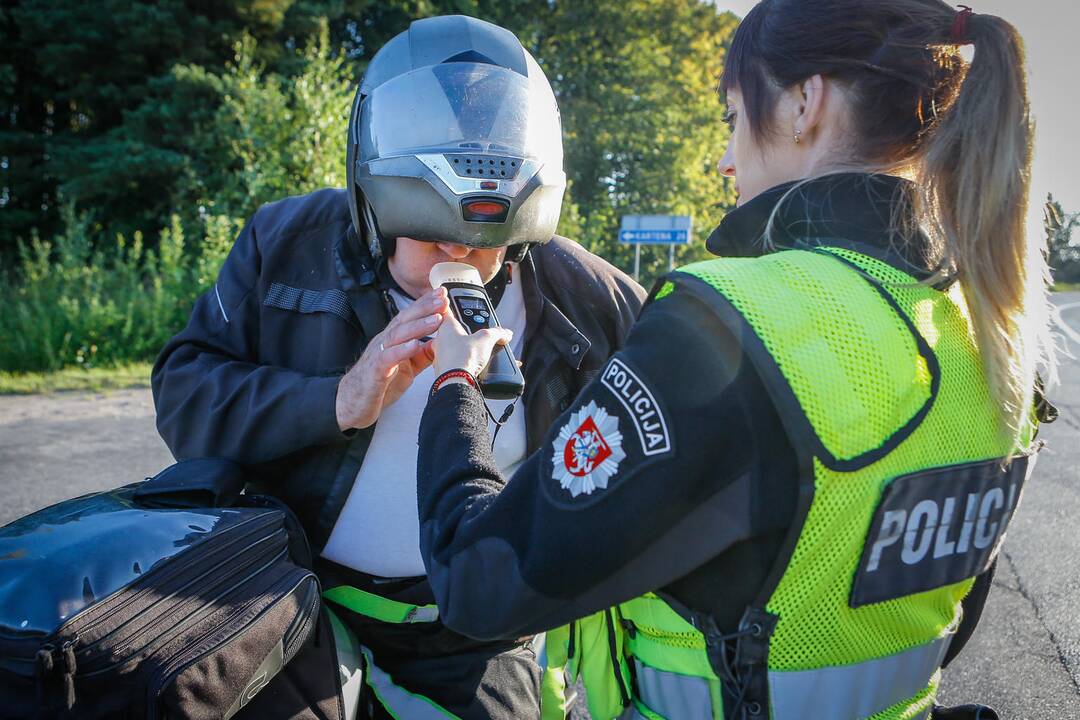 Policijos reidas Klaipėdos rajone 2019.08.24